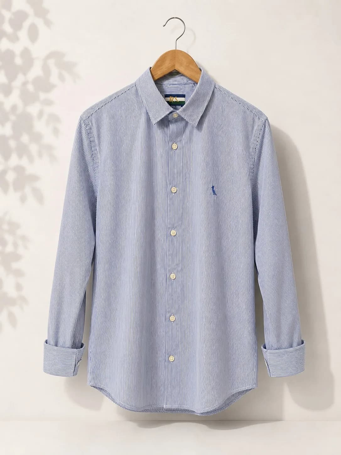 Camisa listrada azul — Reserva